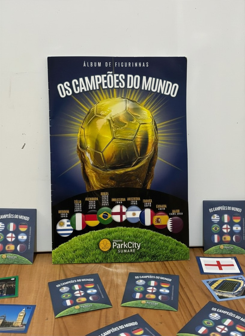 Álbum de figurinhas personalizado para empresas: a ação perfeita para engajar na Copa do Mundo